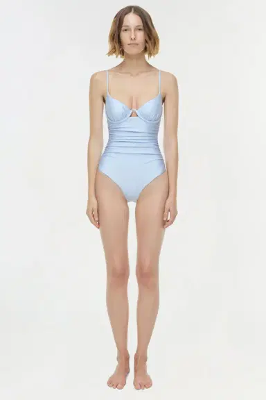 Simkhai Laine Ruched One Piece | Thumbnail 6 Simkhai Laine Ruched One Piece | Thumbnail 6