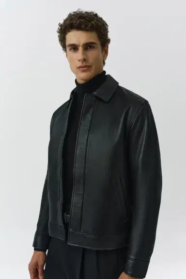 Simkhai Landon Leather Jacket | Thumbnail 4 Simkhai Landon Leather Jacket | Thumbnail 4