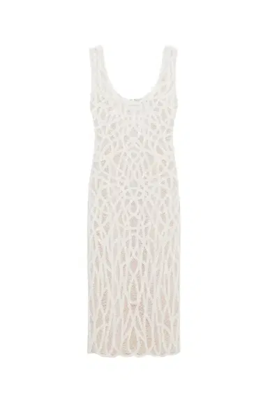 Simkhai Leonora Macrame Midi Dress | Thumbnail 1 Simkhai Leonora Macrame Midi Dress | Thumbnail 1