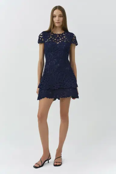 Simkhai Lina Lace Mini Dress | Thumbnail 2 Simkhai Lina Lace Mini Dress | Thumbnail 2