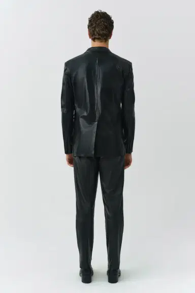Simkhai Linden Leather Blazer | Thumbnail 6 Simkhai Linden Leather Blazer | Thumbnail 6