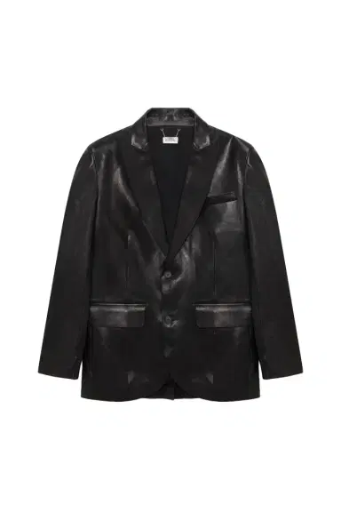 Simkhai Linden Leather Blazer | Thumbnail 1 Simkhai Linden Leather Blazer | Thumbnail 1