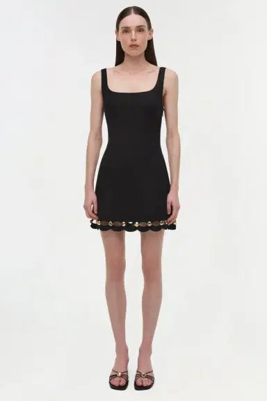 Simkhai Lindley Studded Linen Midi Dress | Thumbnail 6 Simkhai Lindley Studded Linen Midi Dress | Thumbnail 6