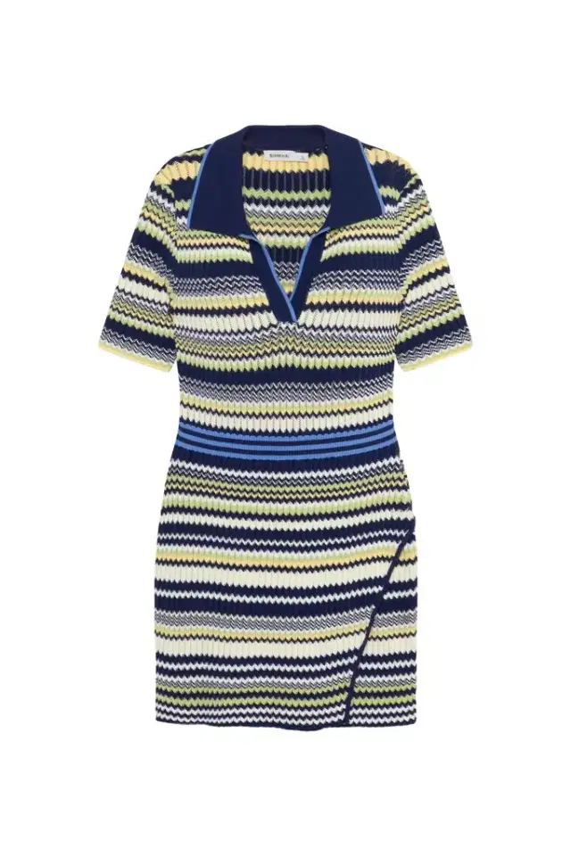 Lira Knit Polo Mini Dress Lira Knit Polo Mini Dress