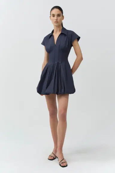 Simkhai Lirinne Cotton Bubble Mini Dress | Thumbnail 2 Simkhai Lirinne Cotton Bubble Mini Dress | Thumbnail 2