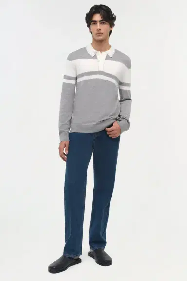 Simkhai Louis Wool Stripe Sweater | Thumbnail 2 Simkhai Louis Wool Stripe Sweater | Thumbnail 2