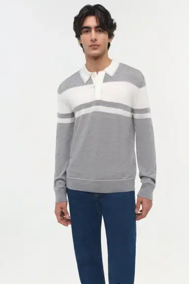 Simkhai Louis Wool Stripe Sweater | Thumbnail 3 Simkhai Louis Wool Stripe Sweater | Thumbnail 3