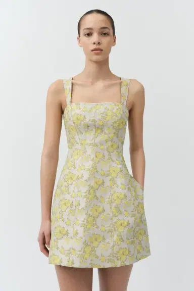 Simkhai Lydia Jacquard Mini Dress | Thumbnail 3 Simkhai Lydia Jacquard Mini Dress | Thumbnail 3