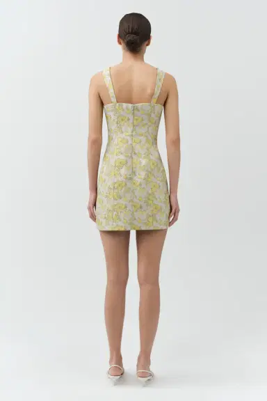 Simkhai Lydia Jacquard Mini Dress | Thumbnail 4 Simkhai Lydia Jacquard Mini Dress | Thumbnail 4