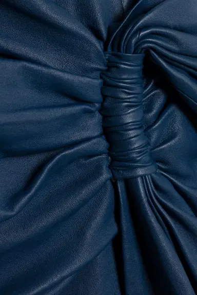 Simkhai Lyle Draped Leather Dress | Thumbnail 8 Simkhai Lyle Draped Leather Dress | Thumbnail 8