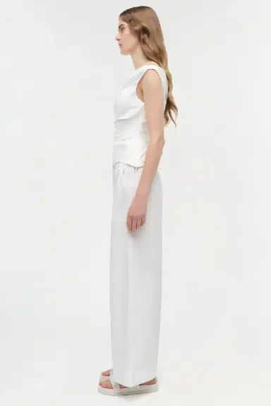 Simkhai Maisel Draped Cotton Top | Thumbnail 4 Simkhai Maisel Draped Cotton Top | Thumbnail 4