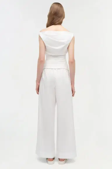 Simkhai Maisel Draped Cotton Top | Thumbnail 5 Simkhai Maisel Draped Cotton Top | Thumbnail 5