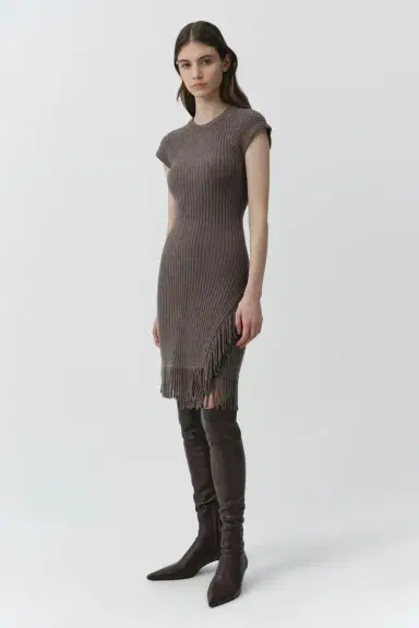 Simkhai Margot Knit Fringe Mini Dress | Thumbnail 3 Simkhai Margot Knit Fringe Mini Dress | Thumbnail 3