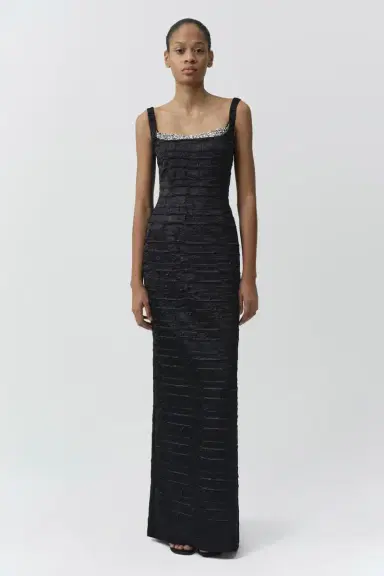 Simkhai Martina Embellished Satin Gown | Thumbnail 2 Simkhai Martina Embellished Satin Gown | Thumbnail 2