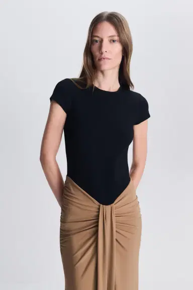 Simkhai Matilde Draped Jersey Gown | Thumbnail 3 Simkhai Matilde Draped Jersey Gown | Thumbnail 3