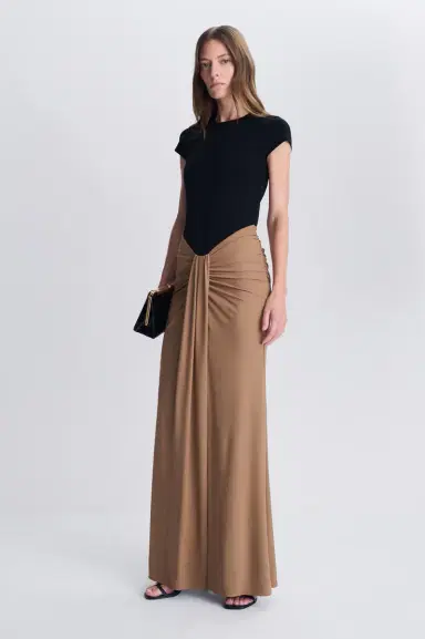 Simkhai Matilde Draped Jersey Gown | Thumbnail 4 Simkhai Matilde Draped Jersey Gown | Thumbnail 4
