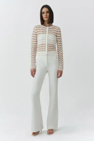 Simkhai Maxime Wavy Knit Cardigan | Thumbnail 2 Simkhai Maxime Wavy Knit Cardigan | Thumbnail 2