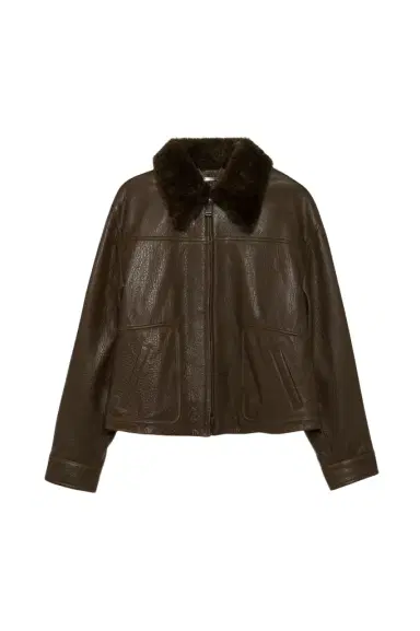 Simkhai Mel Leather Jacket | Thumbnail 1 Simkhai Mel Leather Jacket | Thumbnail 1