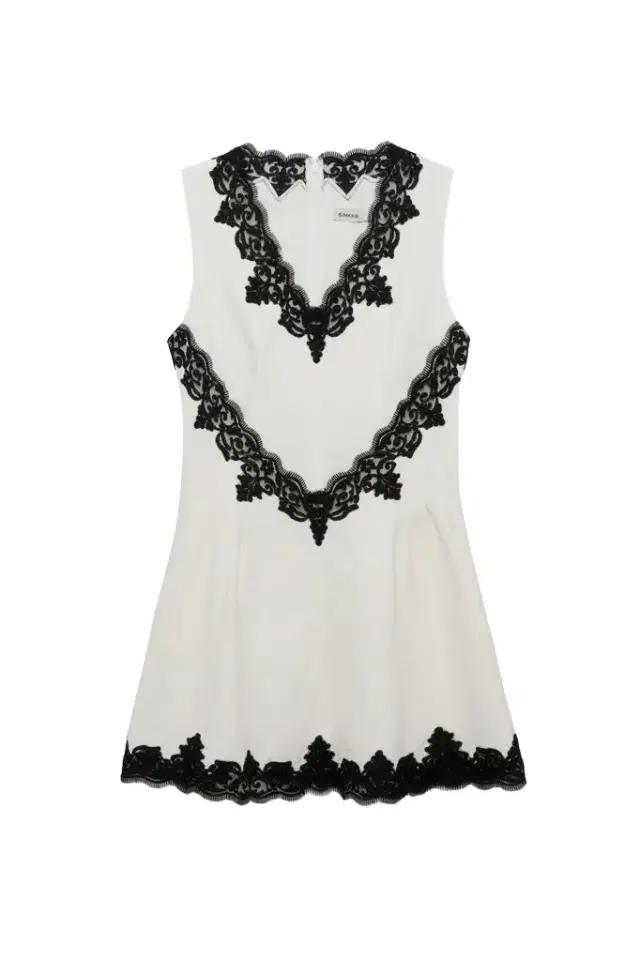 Minna Cotton Faille Lace Mini Dress Minna Cotton Faille Lace Mini Dress