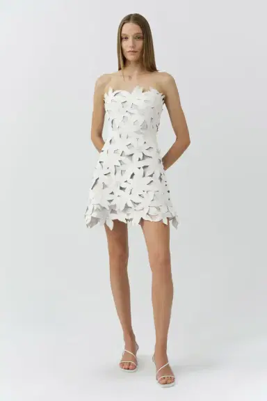 Simkhai Miri Embroidered Cotton Bustier Mini Dress | Thumbnail 2 Simkhai Miri Embroidered Cotton Bustier Mini Dress | Thumbnail 2