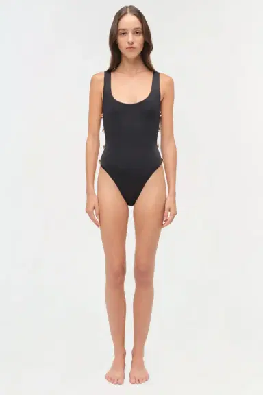 Simkhai Mona Studded Scoop Neck One Piece | Thumbnail 7 Simkhai Mona Studded Scoop Neck One Piece | Thumbnail 7