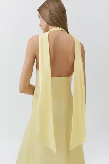 Simkhai Monica Satin Midi Dress | Thumbnail 5 Simkhai Monica Satin Midi Dress | Thumbnail 5