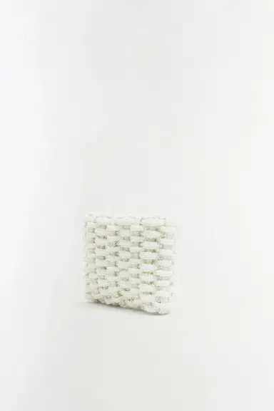 Simkhai Morgan Woven Pearl Clutch | Thumbnail 2 Simkhai Morgan Woven Pearl Clutch | Thumbnail 2