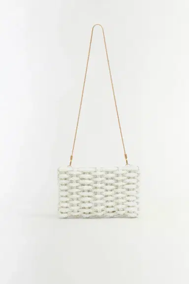 Simkhai Morgan Woven Pearl Clutch | Thumbnail 5 Simkhai Morgan Woven Pearl Clutch | Thumbnail 5
