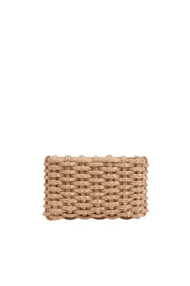Simkhai Morgan Woven Rhinestone Clutch | Thumbnail 1 Simkhai Morgan Woven Rhinestone Clutch | Thumbnail 1