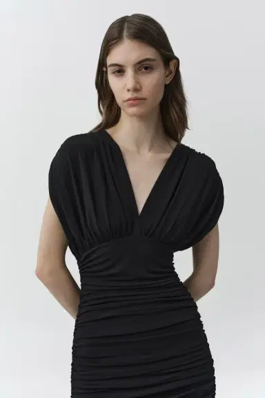 Simkhai Norvelle Draped Jersey Gown | Thumbnail 3 Simkhai Norvelle Draped Jersey Gown | Thumbnail 3