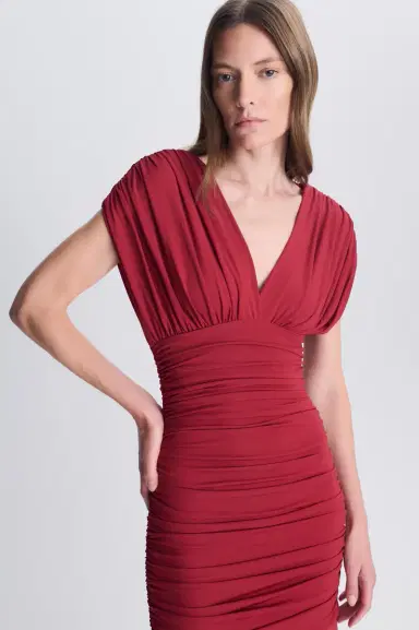 Simkhai Norvelle Draped Jersey Gown | Thumbnail 3 Simkhai Norvelle Draped Jersey Gown | Thumbnail 3