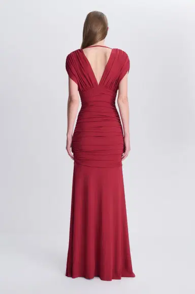 Simkhai Norvelle Draped Jersey Gown | Thumbnail 5 Simkhai Norvelle Draped Jersey Gown | Thumbnail 5