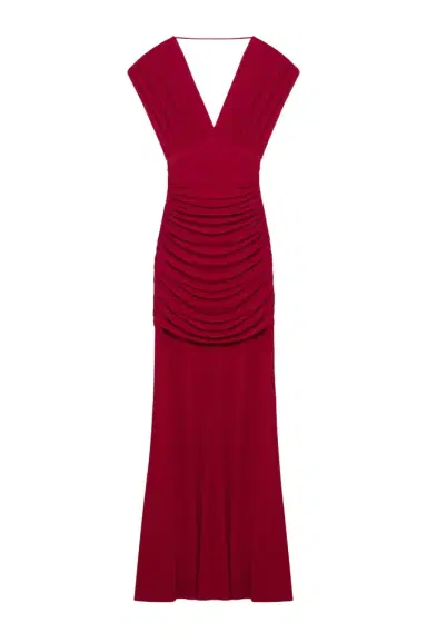 Simkhai Norvelle Draped Jersey Gown | Thumbnail 1 Simkhai Norvelle Draped Jersey Gown | Thumbnail 1