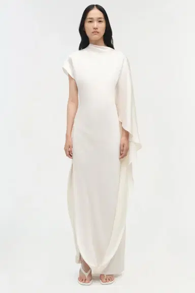 Simkhai Ora Satin Gown | Thumbnail 7 Simkhai Ora Satin Gown | Thumbnail 7