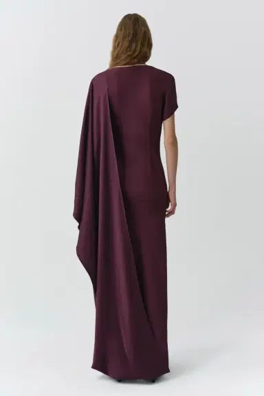 Simkhai Ora Satin Gown | Thumbnail 5 Simkhai Ora Satin Gown | Thumbnail 5