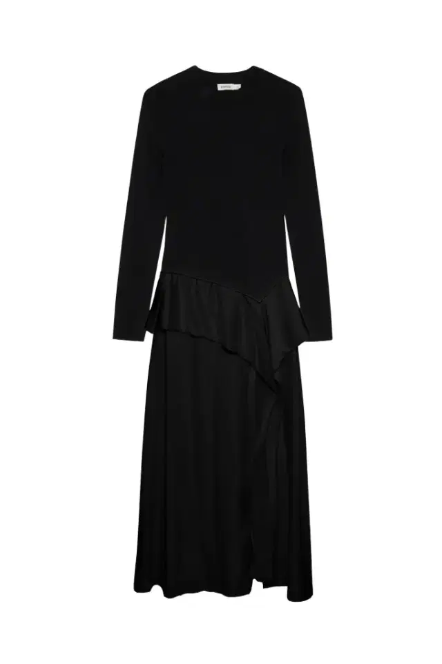 Ornella Knit Satin Midi Dress Ornella Knit Satin Midi Dress