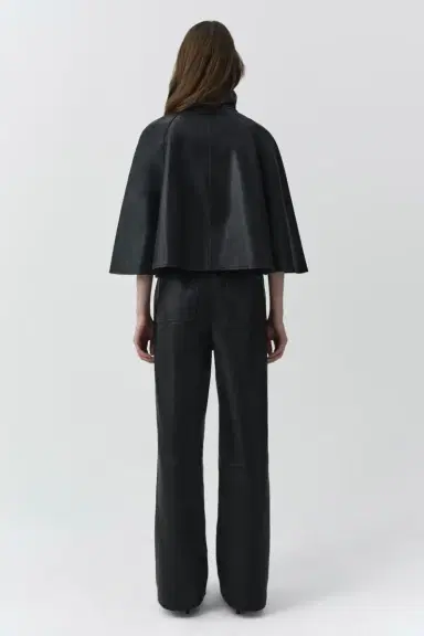 Simkhai Orvik Leather Cape Jacket | Thumbnail 6 Simkhai Orvik Leather Cape Jacket | Thumbnail 6