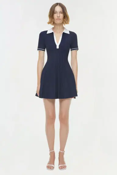 Simkhai Page Knit Polo Mini Dress | Thumbnail 6 Simkhai Page Knit Polo Mini Dress | Thumbnail 6