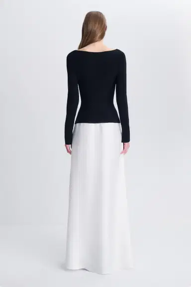 Simkhai Paola Satin Knit Gown | Thumbnail 5 Simkhai Paola Satin Knit Gown | Thumbnail 5