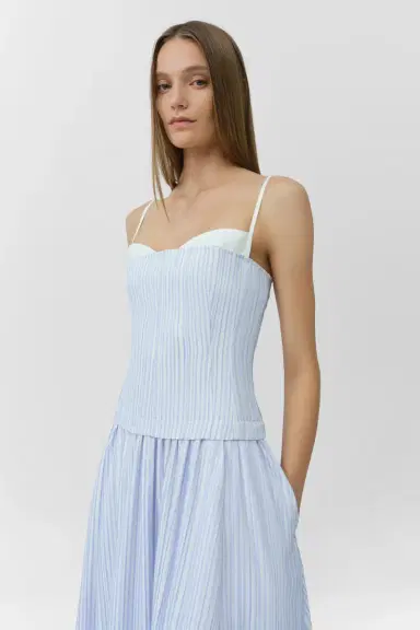 Simkhai Quinlin Bustier Midi Dress | Thumbnail 3 Simkhai Quinlin Bustier Midi Dress | Thumbnail 3