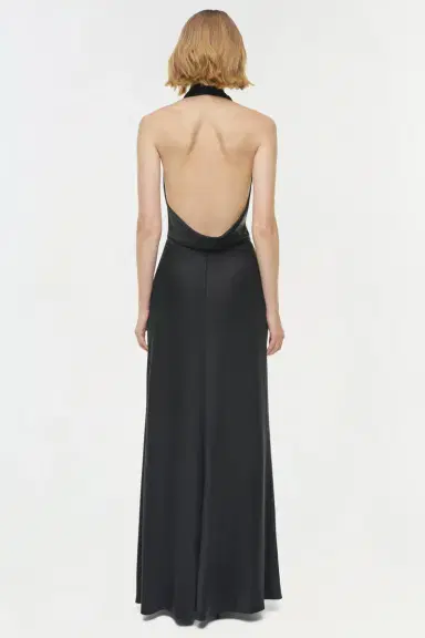 Simkhai Reannon Draped Satin Gown | Thumbnail 5 Simkhai Reannon Draped Satin Gown | Thumbnail 5