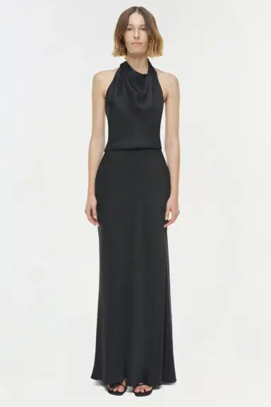Simkhai Reannon Draped Satin Gown | Thumbnail 6 Simkhai Reannon Draped Satin Gown | Thumbnail 6