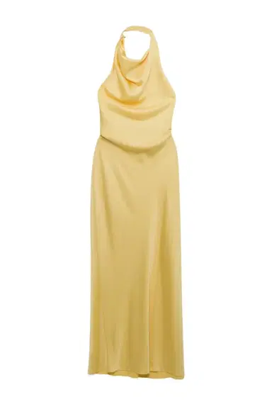 Simkhai Reannon Draped Satin Gown | Thumbnail 1 Simkhai Reannon Draped Satin Gown | Thumbnail 1