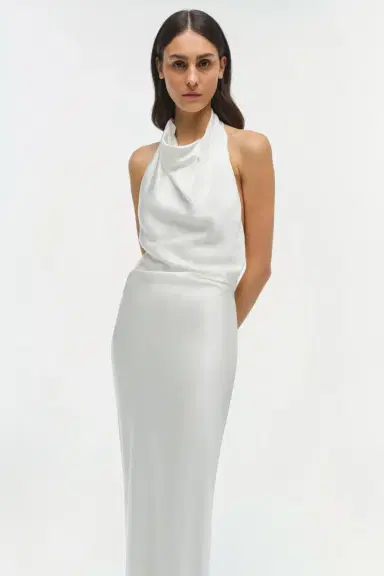 Simkhai Reannon Satin Gown | Thumbnail 3 Simkhai Reannon Satin Gown | Thumbnail 3