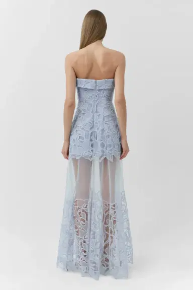 Simkhai Rennis Embroidered Organza Bustier Gown | Thumbnail 5 Simkhai Rennis Embroidered Organza Bustier Gown | Thumbnail 5