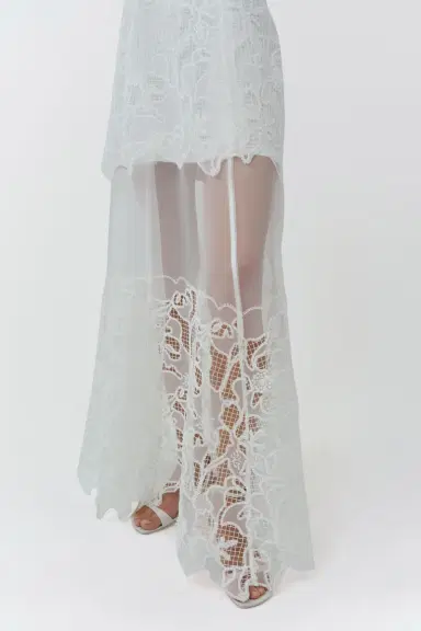 Simkhai Rennis Embroidered Organza Bustier Gown | Thumbnail 6 Simkhai Rennis Embroidered Organza Bustier Gown | Thumbnail 6