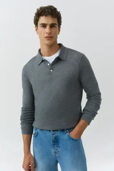 Simkhai Reynolds Knit Polo | Thumbnail 4 Simkhai Reynolds Knit Polo | Thumbnail 4