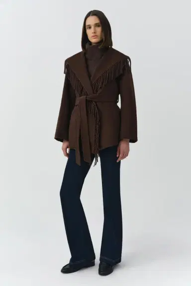 Simkhai Rowen Fringe Jacket | Thumbnail 4 Simkhai Rowen Fringe Jacket | Thumbnail 4