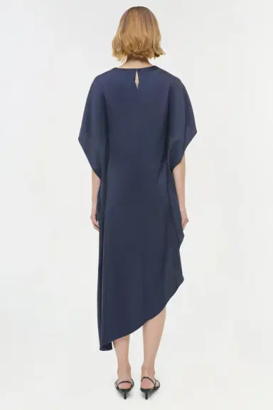 Simkhai Sadia Satin Mini Cape Dress | Thumbnail 5 Simkhai Sadia Satin Mini Cape Dress | Thumbnail 5