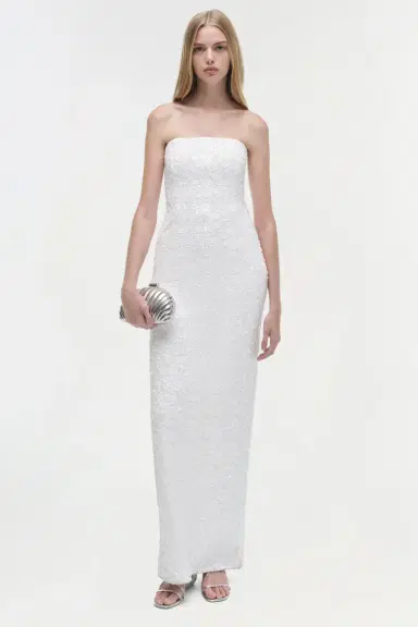 Simkhai Savia Strapless Embellished Gown | Thumbnail 2 Simkhai Savia Strapless Embellished Gown | Thumbnail 2